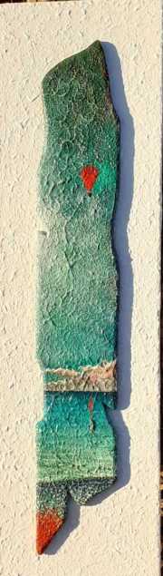Mongolfiera verde (63x18 cm)
